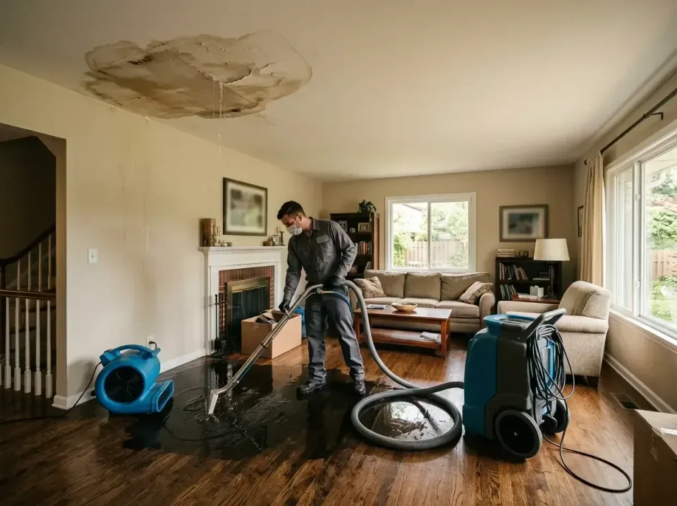 attic-pipe-burst-ceiling-drip-008 — frequently asked questions, Water Damage Restoration & Carpet Care in Chattanooga, TN